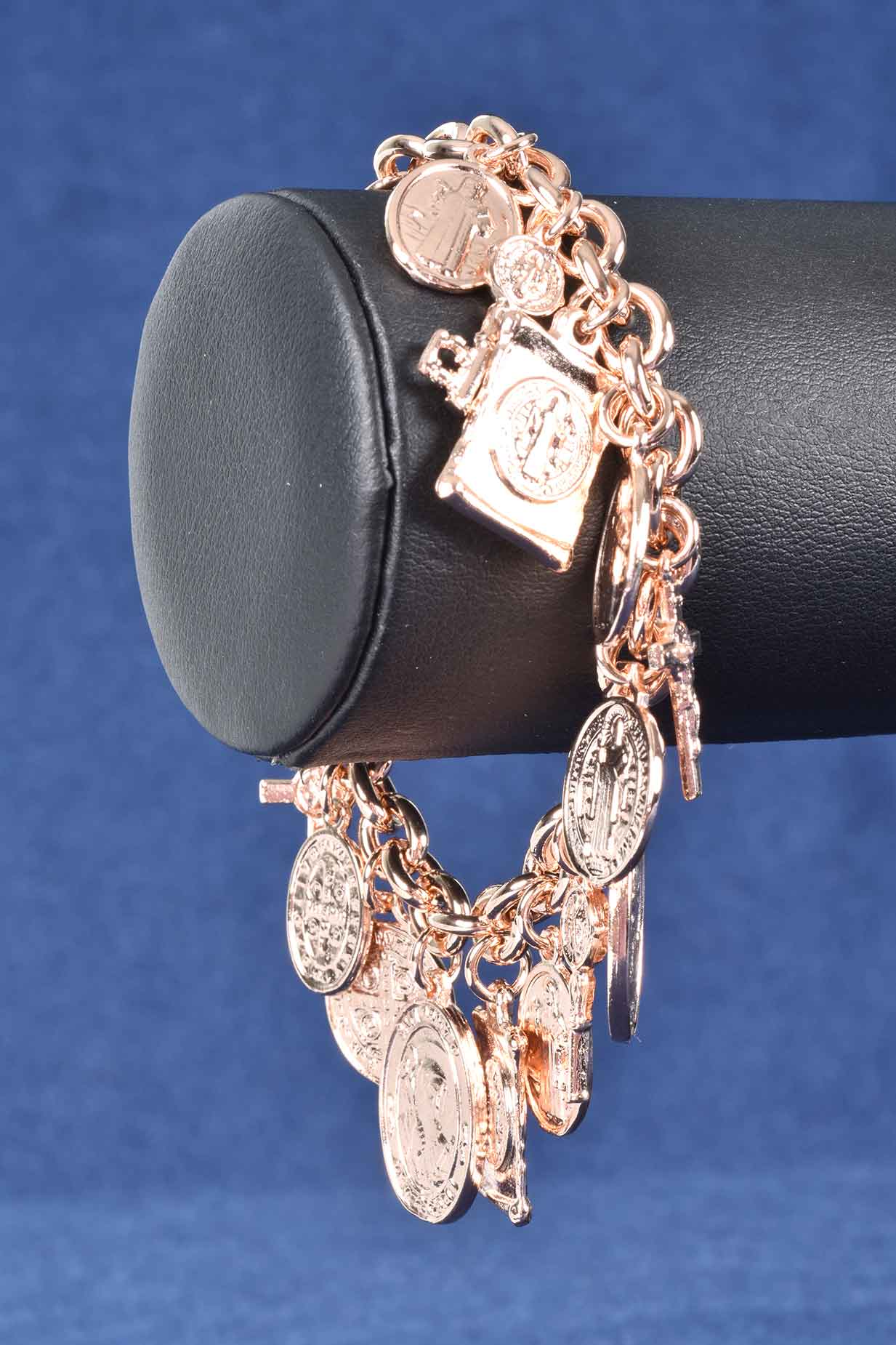 Italian Religious Medallion Charm Bracelet Lisa Robertson