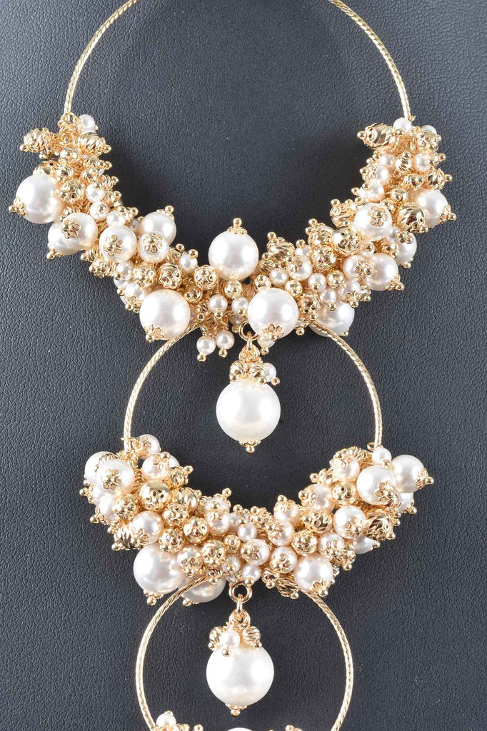 Florentine Triple Circle Grand Pendant Necklace