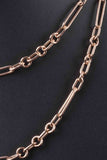 Italian Alternating Status Link Necklace
