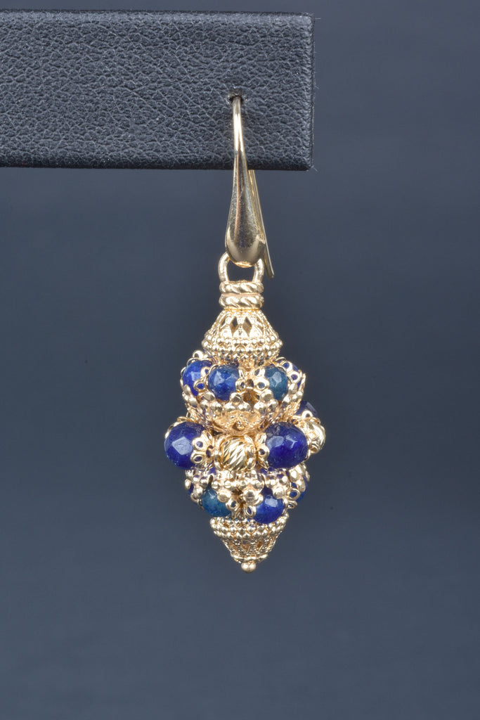Florentine Handmade Ornate Gemstone Earrings