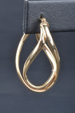 Italian Sterling Perfect Double Loop Hoop Earrings