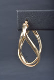 Italian Sterling Perfect Double Loop Hoop Earrings