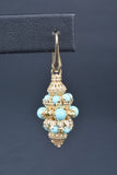 Florentine Handmade Ornate Gemstone Earrings