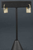 Sterling Pave Couture Inspired Padlock Earrings