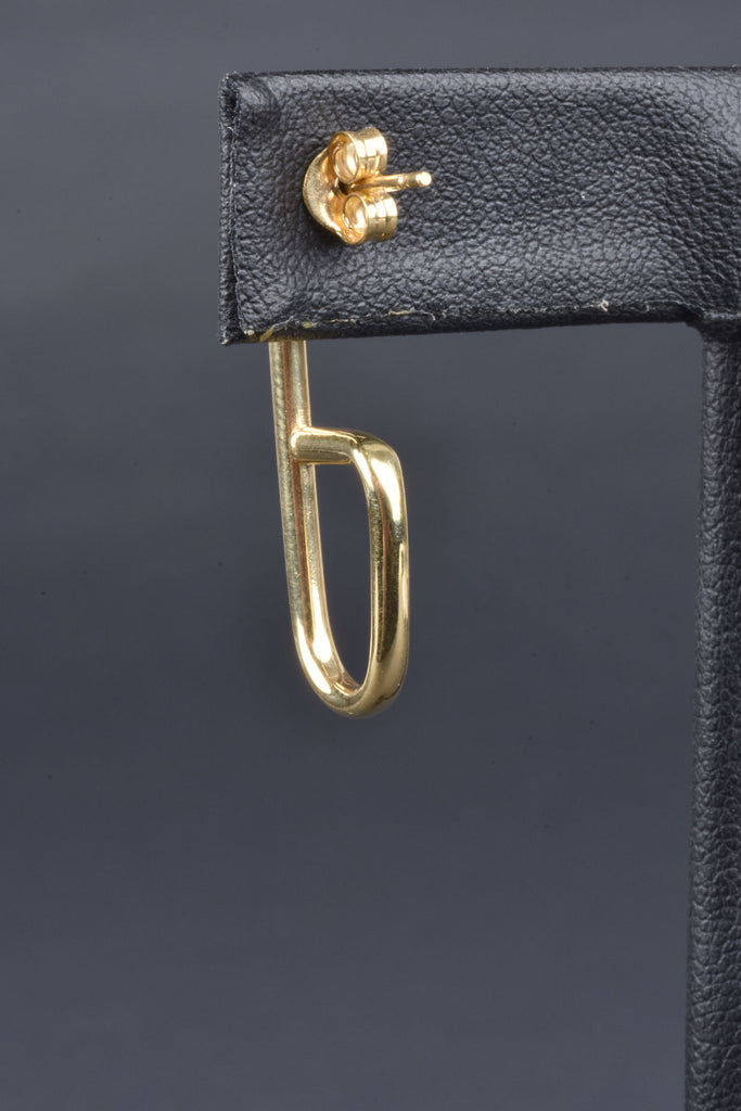 Italian Couture Inspired "G" Hoop Earrings