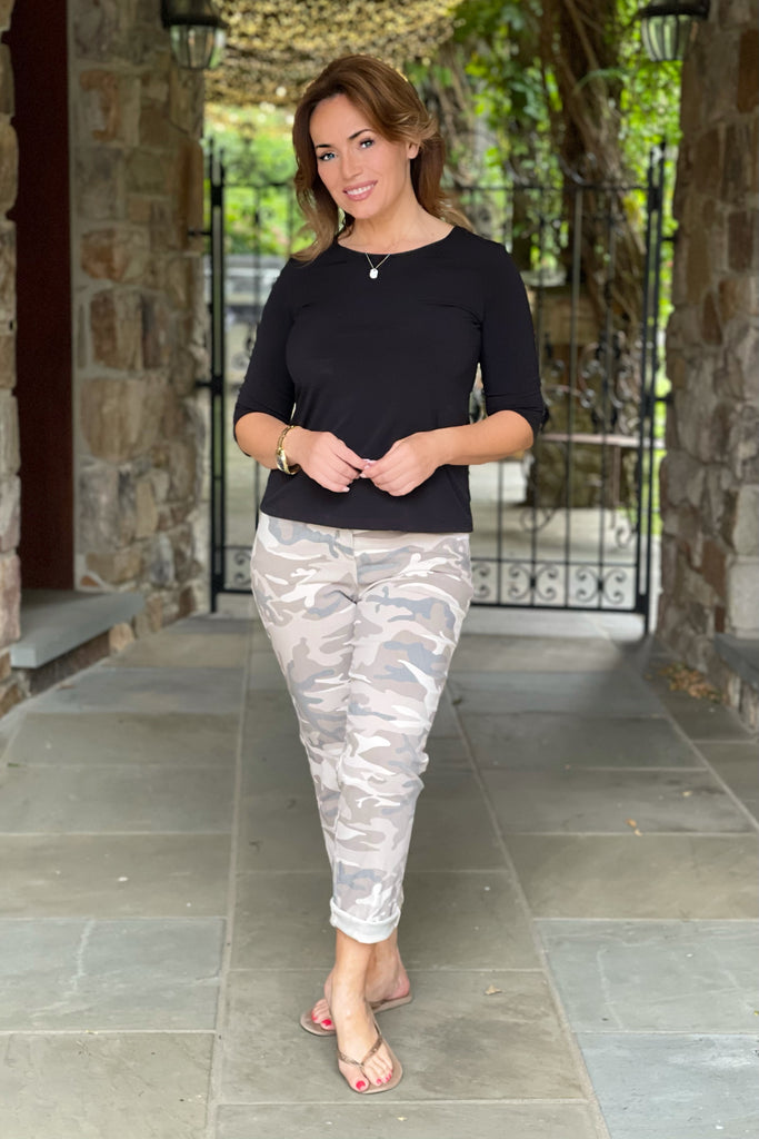Camo Pant - Beige