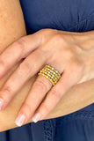 Set of 5 Couture Inspired Petite Mixed Stack Rings