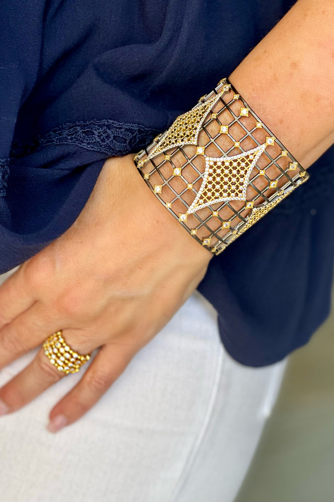 Set of 5 Couture Inspired Petite Mixed Stack Rings