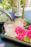 Set of 2 Raised Bronze Finish Mirror Trays