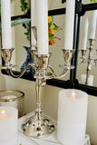 Silver Aluminum Candelabra