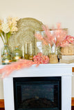 Grand Micro LED Pink Feathery Pampas Grass
