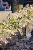 The Stars in the Sky Pre-Lit Christmas Garland with White Lights