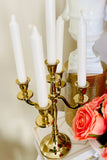 Gold Aluminum Candelabra
