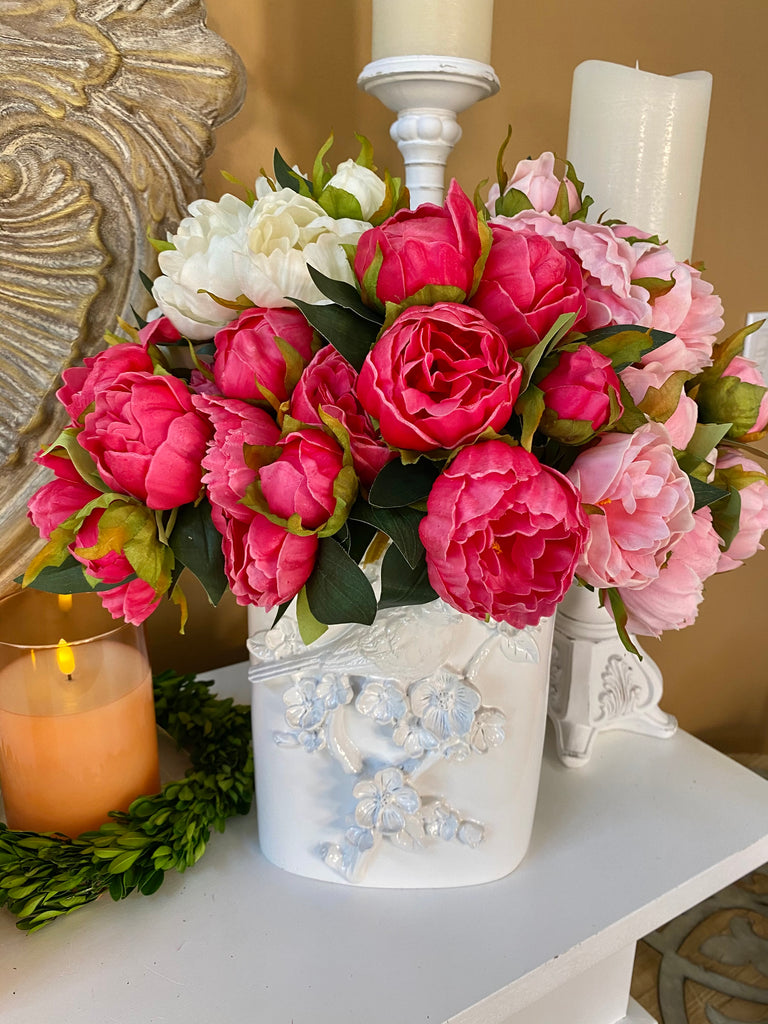 10" Real Touch Peony Bundle - Set of 2