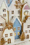 Iced Gingerbread Lighted Village