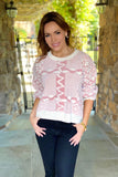 Pink Alpine Sweater