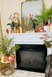 Gold Iron Candlesticks, Set of 2