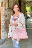 Ivory Embroidered Caftan
