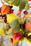 Chinese Lantern, Berry and Gingko Bouquet