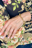 Italian Equestrian Status Bead Link Bracelet
