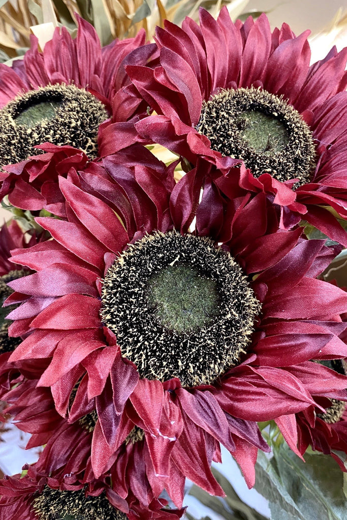 Set of 4 Sunflower Stems