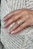 Set of 5 Designer Inspired Mixed Stack Rings