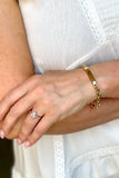Oval Morganite and Diamond Ring