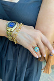 Italian Handmade Bold Equestrian Status Link Bracelet