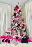 18 Inch Gold Glittered Twig Tree w/Pearl Embellishments