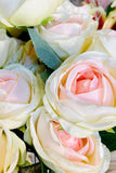 18.5” Eden Rose Bush in Pink / Green, Set of 2