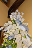 The Christmas Starburst Set of 2 Tree Toppers or 3 Ornaments