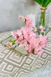 Rectangular Mirrored Trays, Set of 2