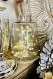 Translucent Grey Glass Vase