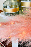 Grand Micro LED Pink Feathery Pampas Grass