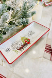 Santa's Sleigh Holiday Serving Platters, 1 of Each
