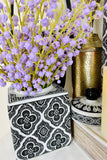 Purple Real Touch Lily of the Valley Bundles, Set of 4