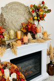 Chinese Lantern, Berry and Gingko Bouquet