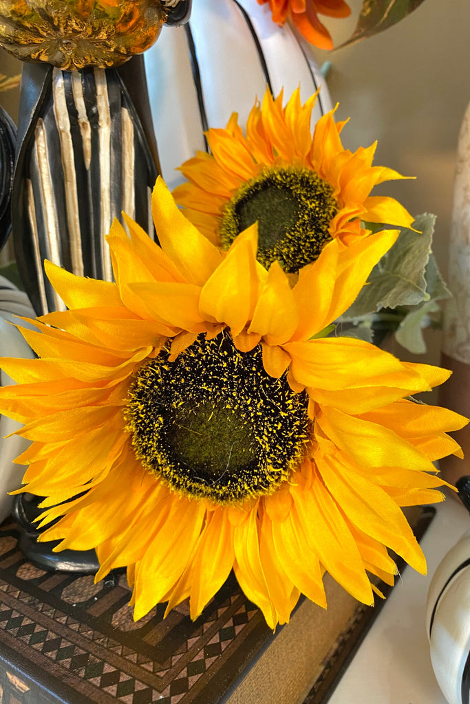 Set of 4 Sunflower Stems