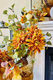Grand Fireworks Mum and Gingko Bouquet