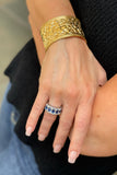 Handmade Florentine Cuff Bracelet From Renaissance Mold