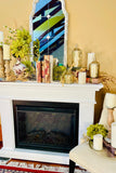 Ceramic Pheasant Vase with Pedestal