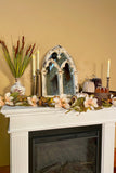Ceramic Pheasant Vase with Pedestal