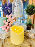 Triple Wick Flameless Candle