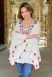 Ivory Embroidered Caftan