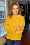 Pearl Beaded Sweater