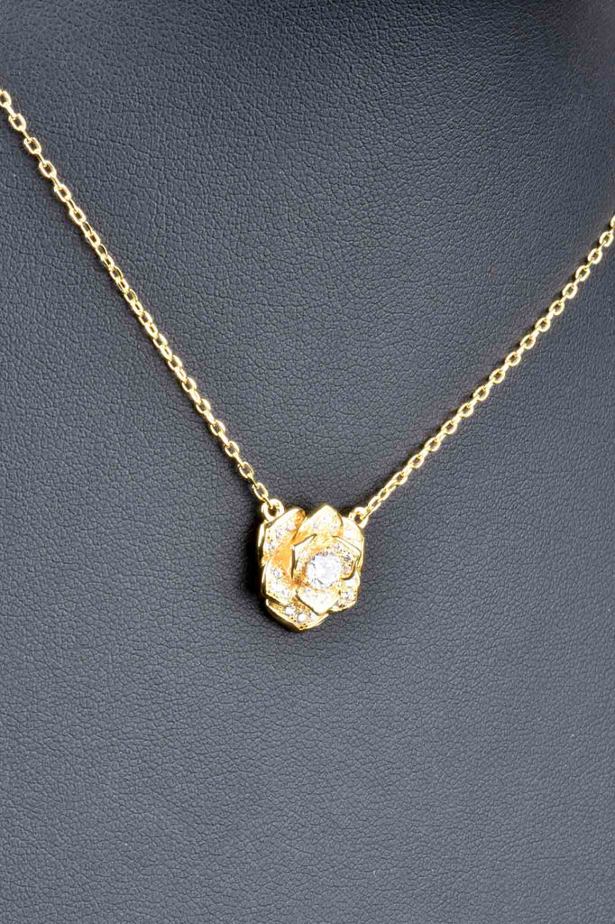 Sterling Handmade Designer Inspired Flower Necklace