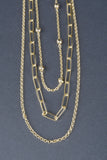 Italian Handmade 3-in-1 Draped Chains Necklace