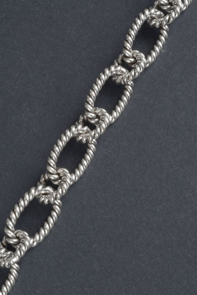 Bali Sterling Handmade Solid Wrapped Rolo Link Necklace