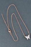 Sterling 1/4ct Diamond Handmade Butterfly Necklace