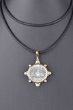 Special Edition Italian Caravelle Lire Coin Pendant with chain and Leather Cord, a Love Note
